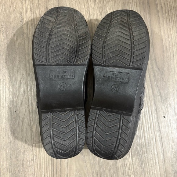 Judith Slip Resistant Mule Clogs Nurse Comfort Black Croc Patent Leather Sz 8.5 - Picture 9 of 10